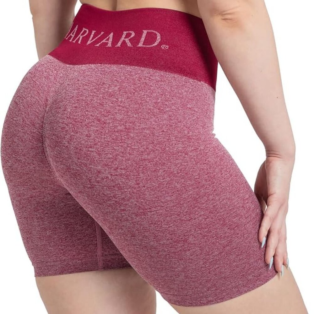 Brand New! Harvard Maroon Biker Shorts Size L